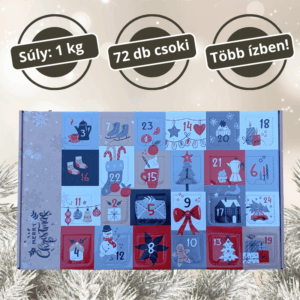 Szaloncukor adventi kalendárium 1kg – bézs